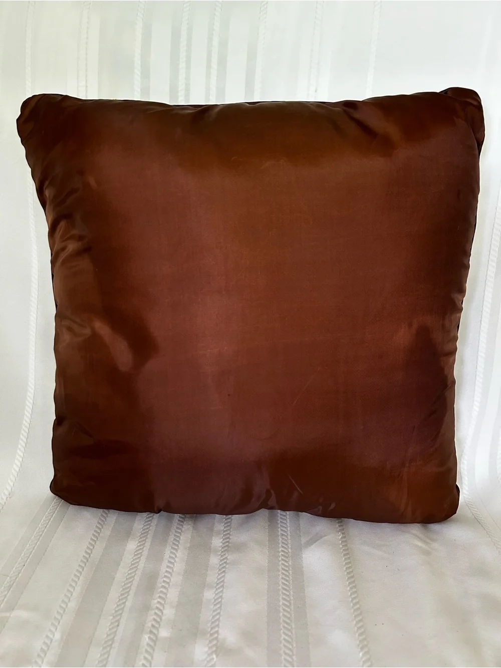Thankful Autumn Decorative Home Accent Throw Pillow Thanksgiving Brown Fall